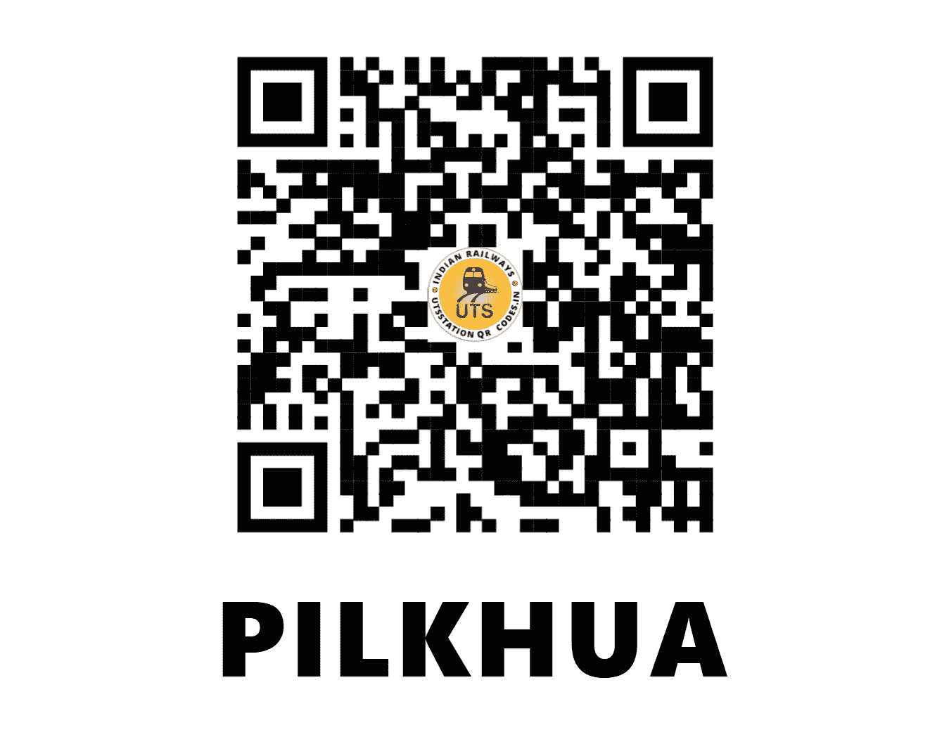 UTS QR Code for PILKHUA - PKW - NR (UTTAR PRADESH)